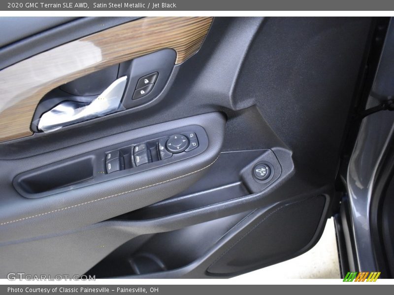 Satin Steel Metallic / Jet Black 2020 GMC Terrain SLE AWD