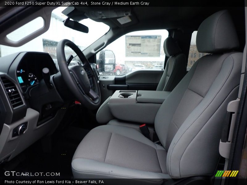 Stone Gray / Medium Earth Gray 2020 Ford F250 Super Duty XL SuperCab 4x4