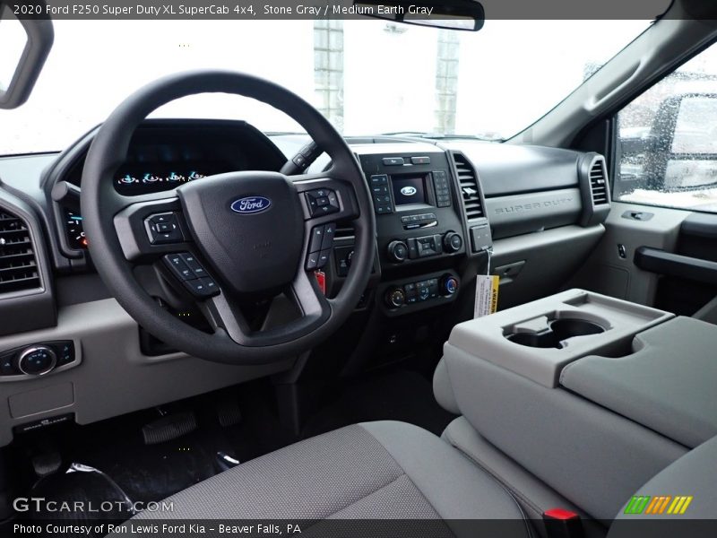Stone Gray / Medium Earth Gray 2020 Ford F250 Super Duty XL SuperCab 4x4