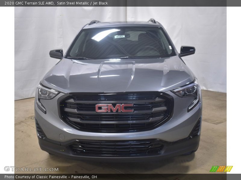 Satin Steel Metallic / Jet Black 2020 GMC Terrain SLE AWD