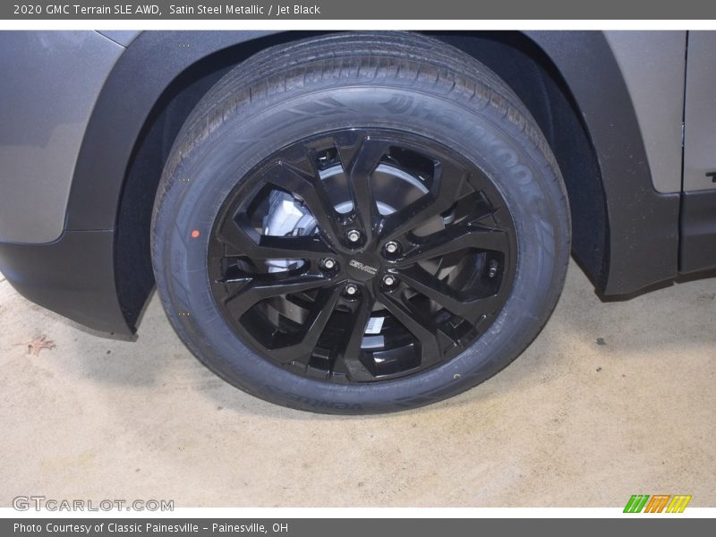 Satin Steel Metallic / Jet Black 2020 GMC Terrain SLE AWD