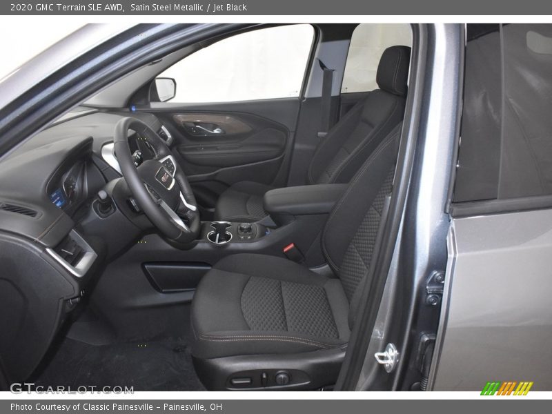 Satin Steel Metallic / Jet Black 2020 GMC Terrain SLE AWD