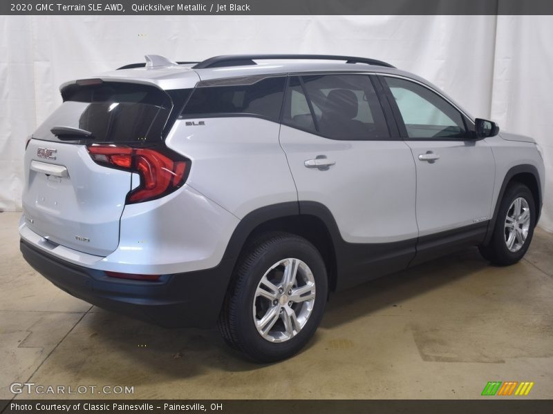 Quicksilver Metallic / Jet Black 2020 GMC Terrain SLE AWD