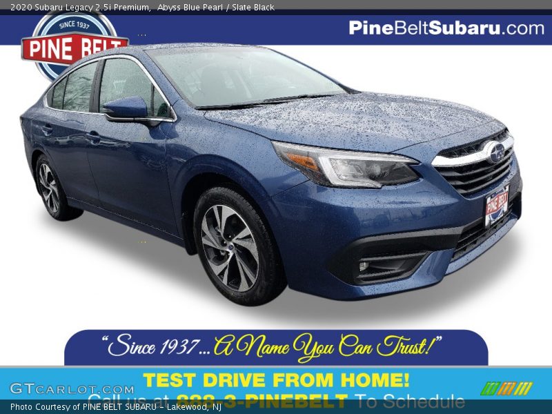 Abyss Blue Pearl / Slate Black 2020 Subaru Legacy 2.5i Premium