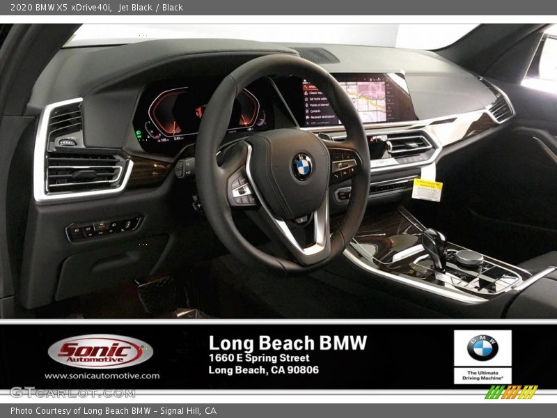 Jet Black / Black 2020 BMW X5 xDrive40i