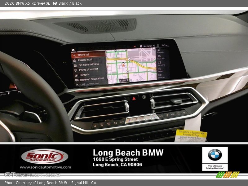 Jet Black / Black 2020 BMW X5 xDrive40i