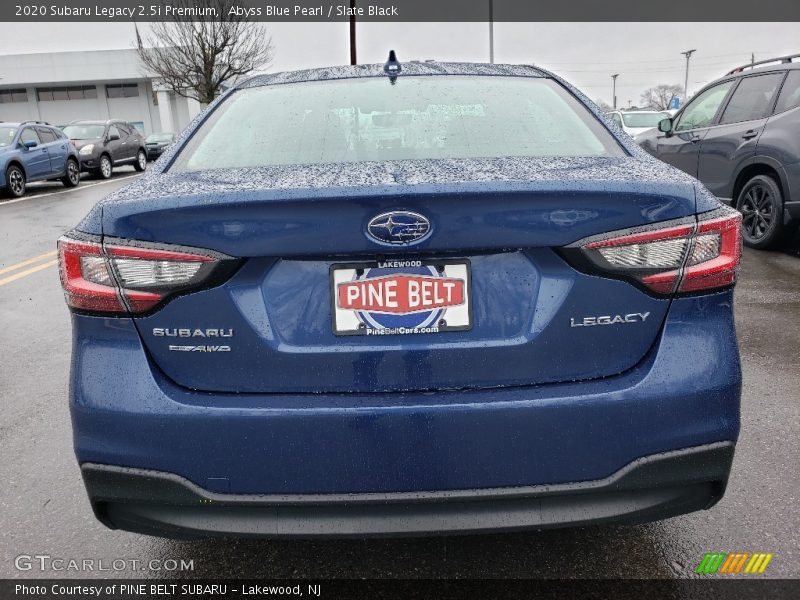 Abyss Blue Pearl / Slate Black 2020 Subaru Legacy 2.5i Premium