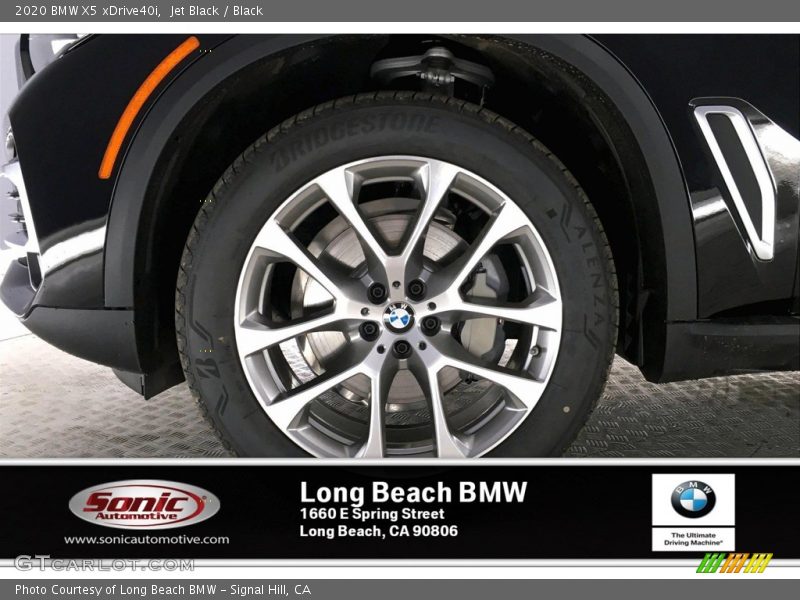 Jet Black / Black 2020 BMW X5 xDrive40i