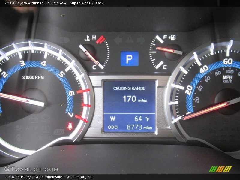 Super White / Black 2019 Toyota 4Runner TRD Pro 4x4