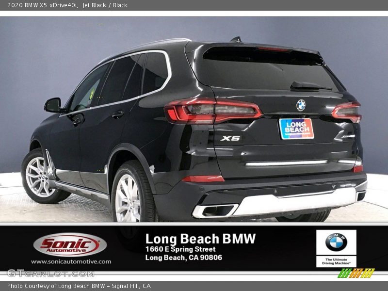 Jet Black / Black 2020 BMW X5 xDrive40i