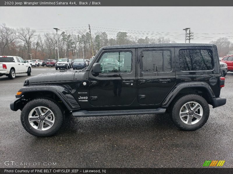 Black / Black 2020 Jeep Wrangler Unlimited Sahara 4x4