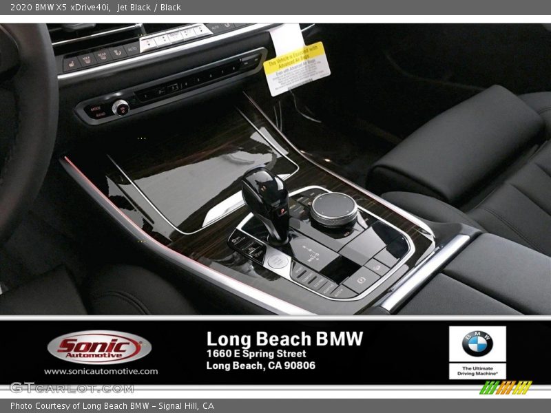 Jet Black / Black 2020 BMW X5 xDrive40i