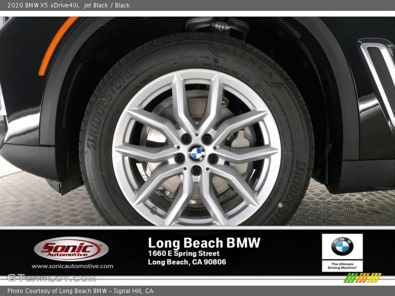 Jet Black / Black 2020 BMW X5 xDrive40i