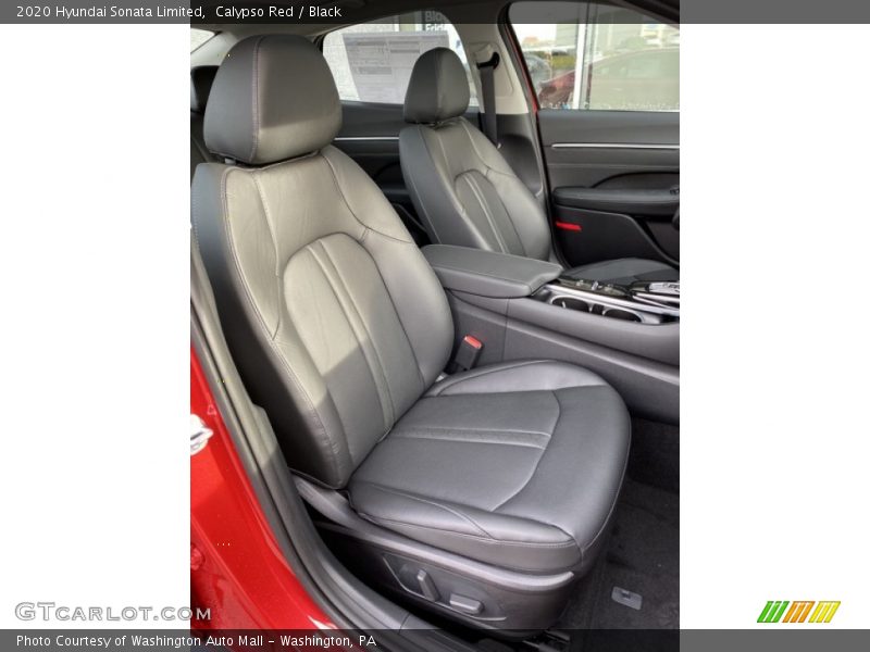 Calypso Red / Black 2020 Hyundai Sonata Limited