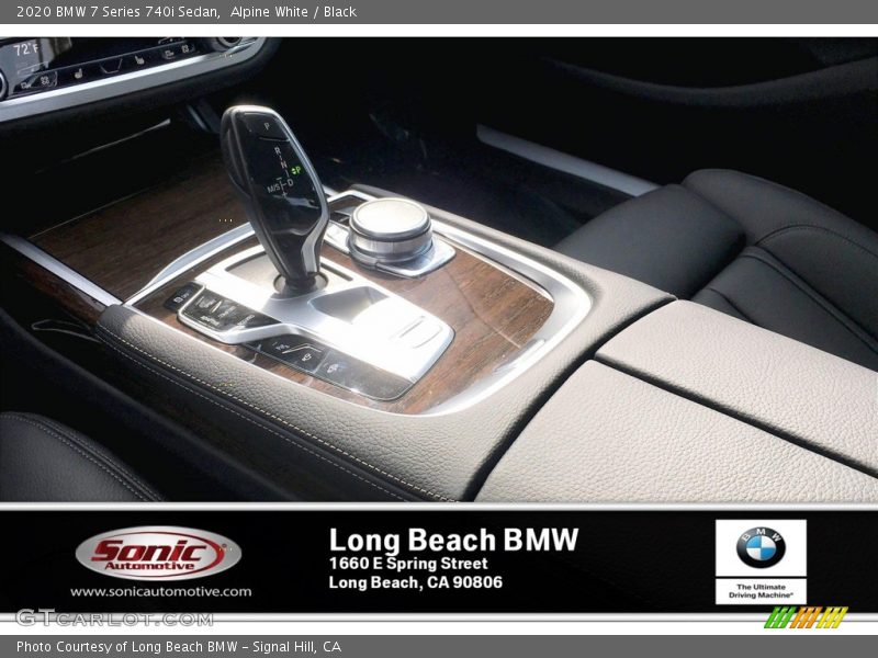 Alpine White / Black 2020 BMW 7 Series 740i Sedan