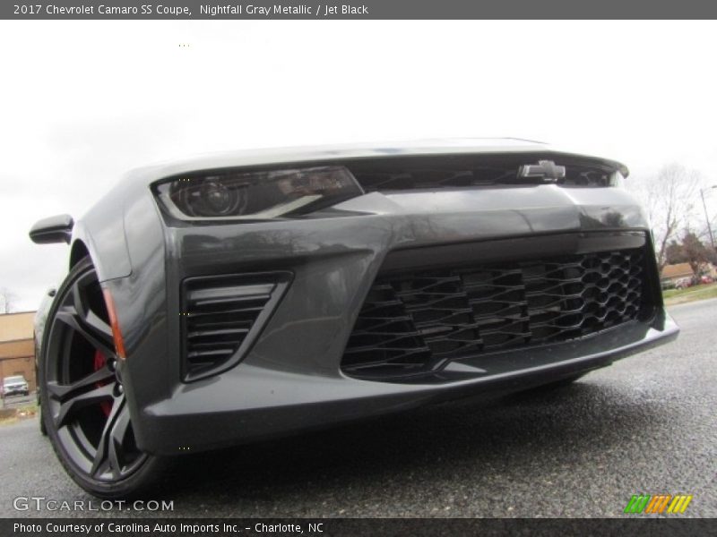 Nightfall Gray Metallic / Jet Black 2017 Chevrolet Camaro SS Coupe