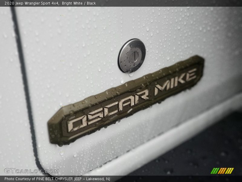 Bright White / Black 2020 Jeep Wrangler Sport 4x4