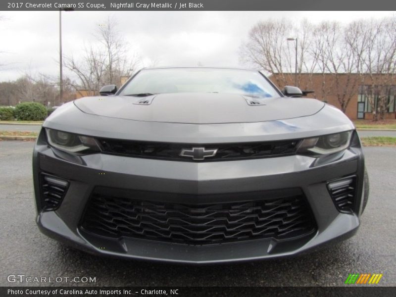Nightfall Gray Metallic / Jet Black 2017 Chevrolet Camaro SS Coupe