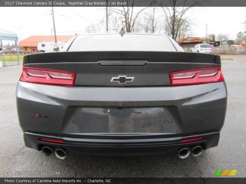 Nightfall Gray Metallic / Jet Black 2017 Chevrolet Camaro SS Coupe