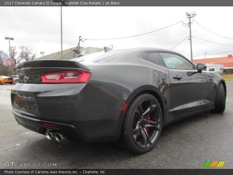 Nightfall Gray Metallic / Jet Black 2017 Chevrolet Camaro SS Coupe