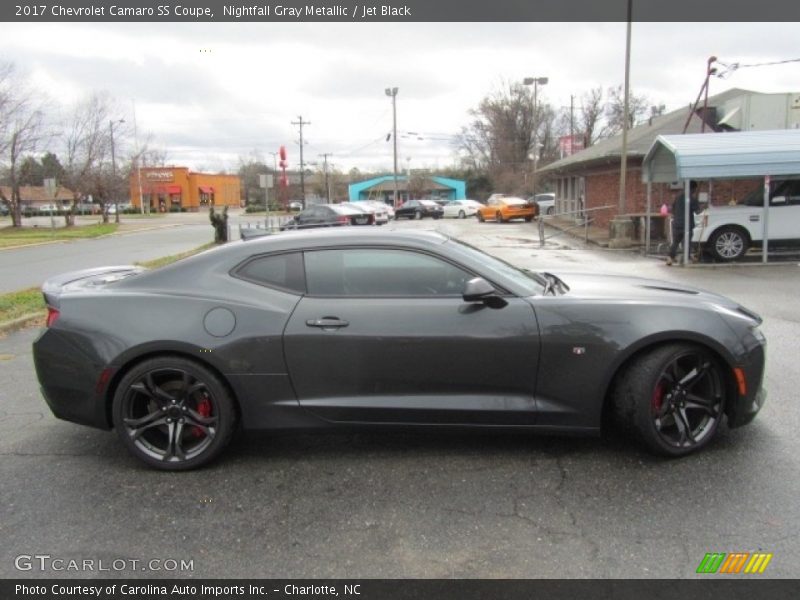 Nightfall Gray Metallic / Jet Black 2017 Chevrolet Camaro SS Coupe