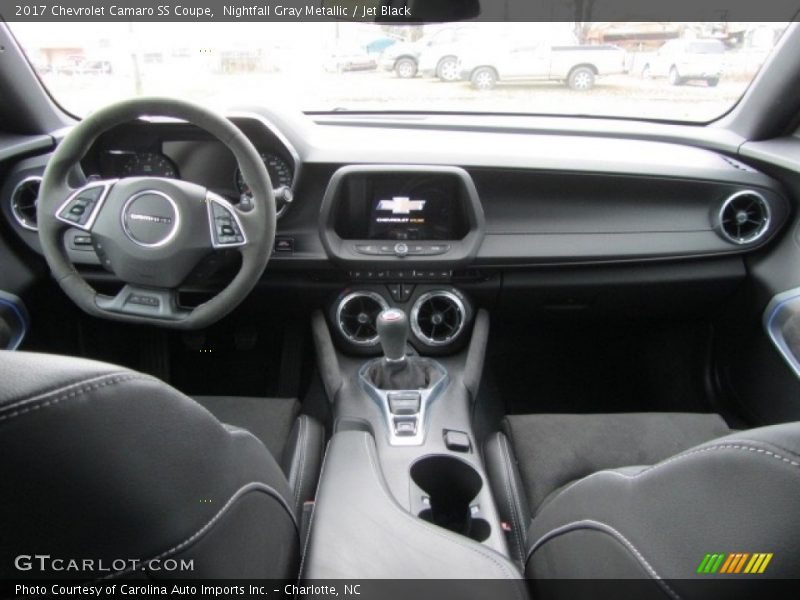 Nightfall Gray Metallic / Jet Black 2017 Chevrolet Camaro SS Coupe