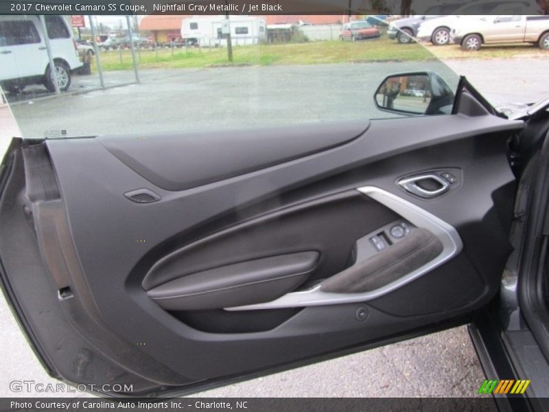 Nightfall Gray Metallic / Jet Black 2017 Chevrolet Camaro SS Coupe