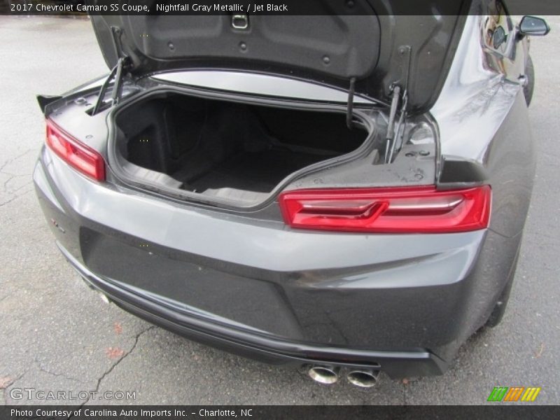 Nightfall Gray Metallic / Jet Black 2017 Chevrolet Camaro SS Coupe