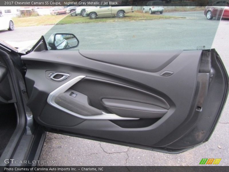 Nightfall Gray Metallic / Jet Black 2017 Chevrolet Camaro SS Coupe