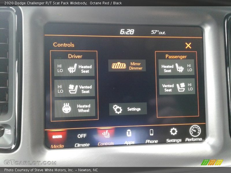 Octane Red / Black 2020 Dodge Challenger R/T Scat Pack Widebody