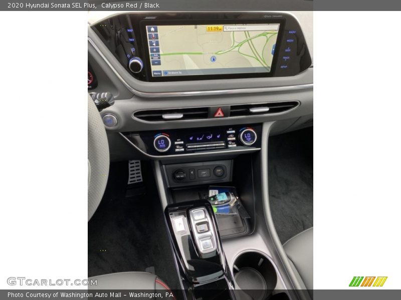 Calypso Red / Black 2020 Hyundai Sonata SEL Plus