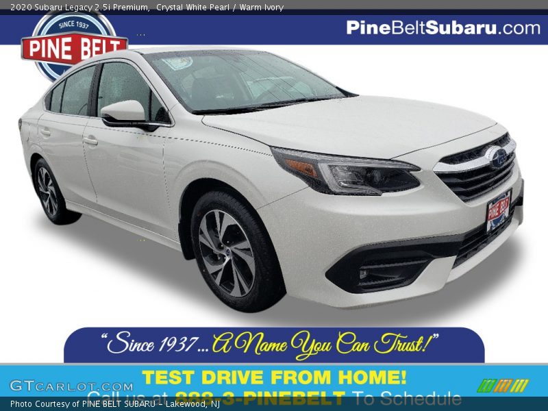 Crystal White Pearl / Warm Ivory 2020 Subaru Legacy 2.5i Premium
