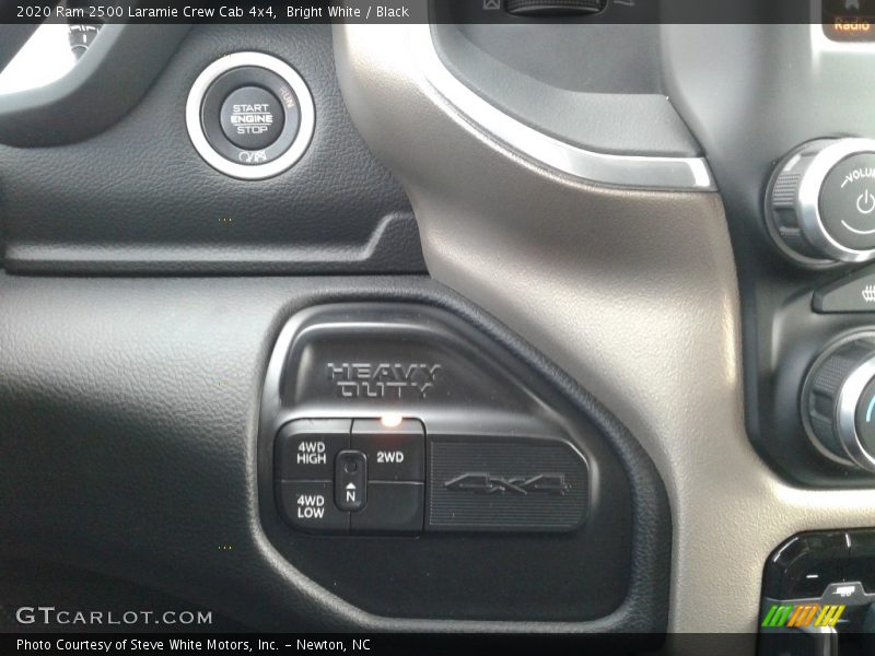 Controls of 2020 2500 Laramie Crew Cab 4x4