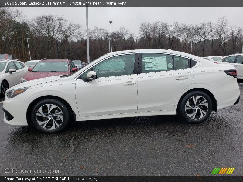Crystal White Pearl / Warm Ivory 2020 Subaru Legacy 2.5i Premium