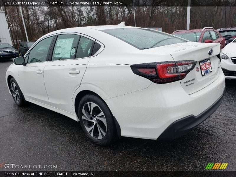 Crystal White Pearl / Warm Ivory 2020 Subaru Legacy 2.5i Premium