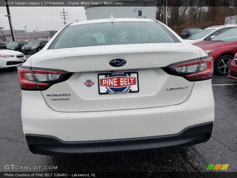 Crystal White Pearl / Warm Ivory 2020 Subaru Legacy 2.5i Premium