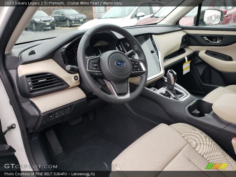 Crystal White Pearl / Warm Ivory 2020 Subaru Legacy 2.5i Premium