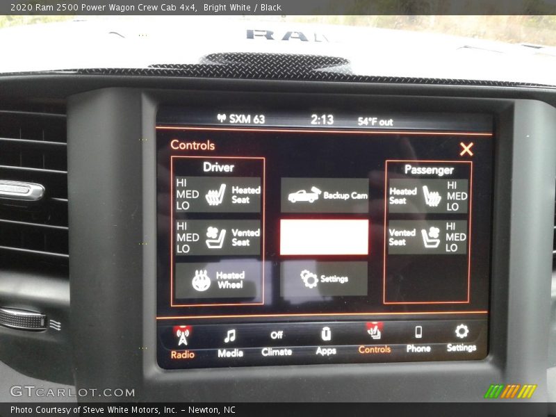 Controls of 2020 2500 Power Wagon Crew Cab 4x4