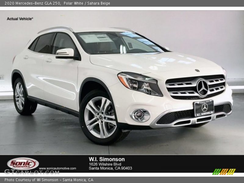 Polar White / Sahara Beige 2020 Mercedes-Benz GLA 250