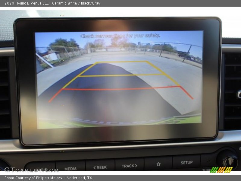 Ceramic White / Black/Gray 2020 Hyundai Venue SEL