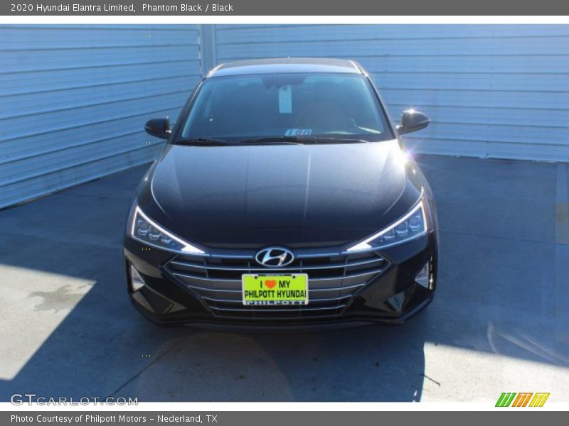 Phantom Black / Black 2020 Hyundai Elantra Limited