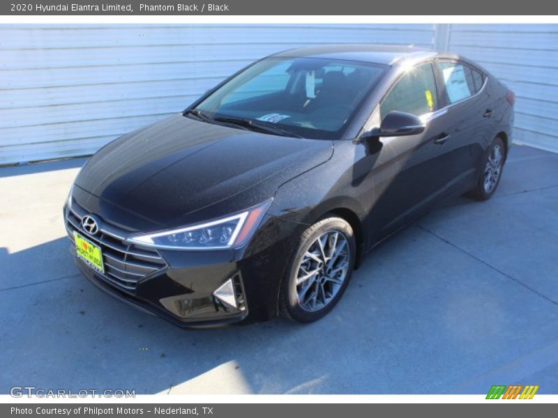 Phantom Black / Black 2020 Hyundai Elantra Limited