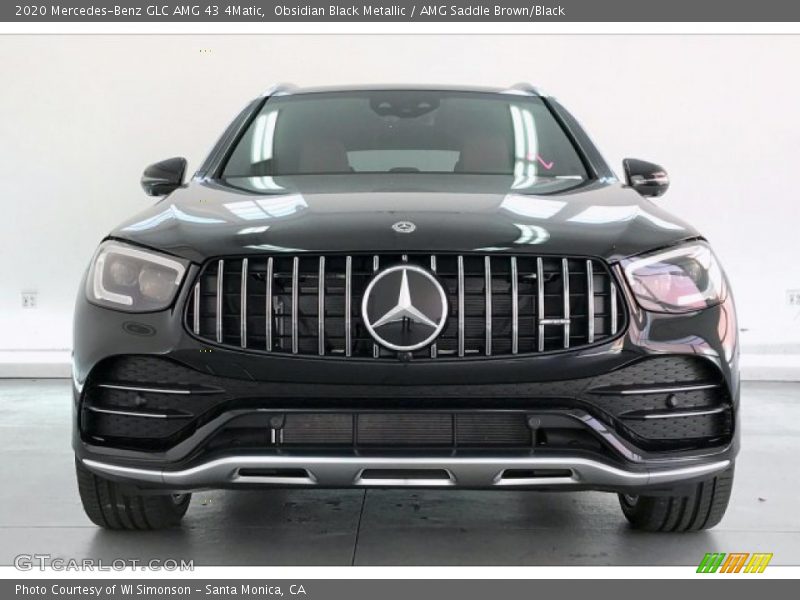 Obsidian Black Metallic / AMG Saddle Brown/Black 2020 Mercedes-Benz GLC AMG 43 4Matic