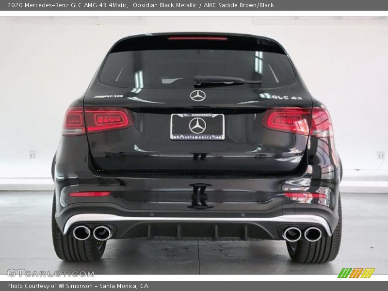 Obsidian Black Metallic / AMG Saddle Brown/Black 2020 Mercedes-Benz GLC AMG 43 4Matic