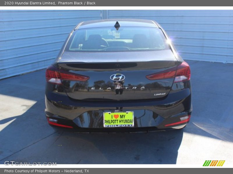 Phantom Black / Black 2020 Hyundai Elantra Limited