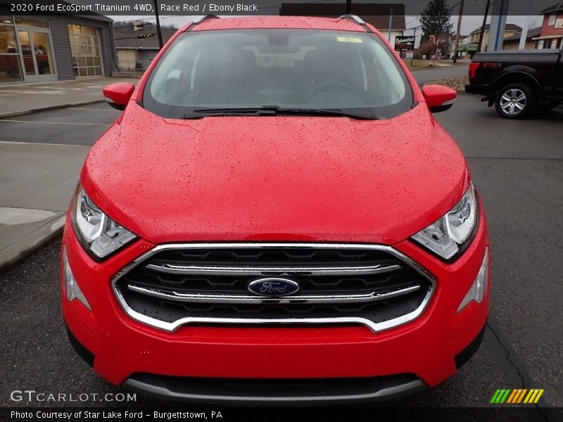 Race Red / Ebony Black 2020 Ford EcoSport Titanium 4WD