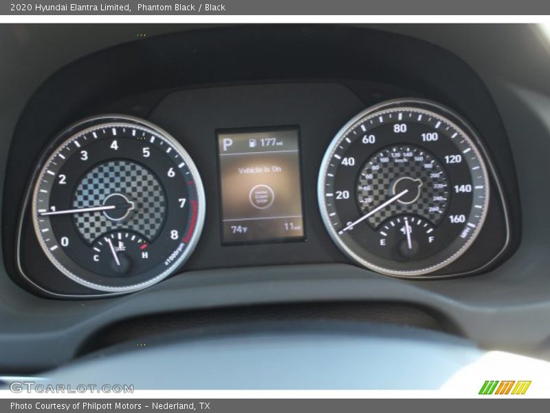 Phantom Black / Black 2020 Hyundai Elantra Limited