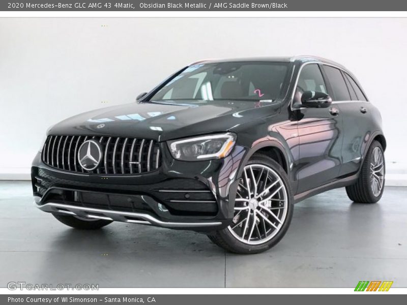 Obsidian Black Metallic / AMG Saddle Brown/Black 2020 Mercedes-Benz GLC AMG 43 4Matic