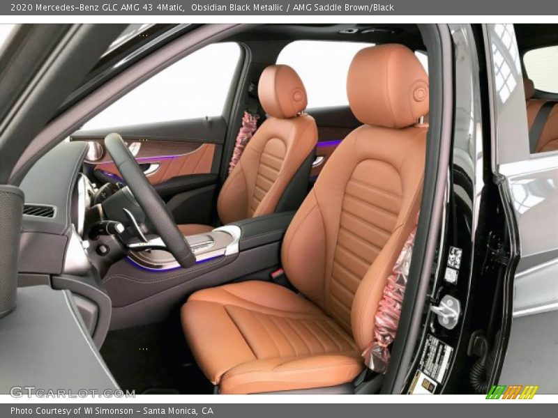Obsidian Black Metallic / AMG Saddle Brown/Black 2020 Mercedes-Benz GLC AMG 43 4Matic