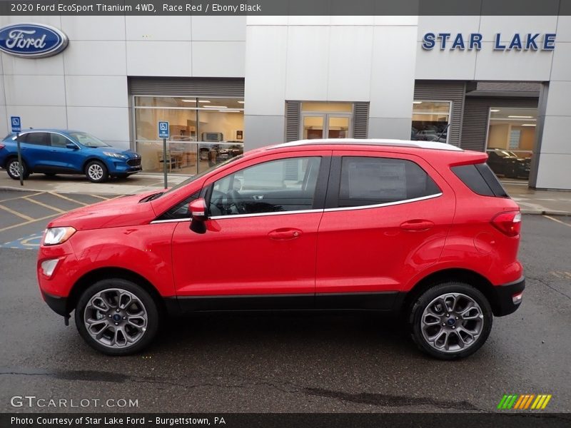 Race Red / Ebony Black 2020 Ford EcoSport Titanium 4WD
